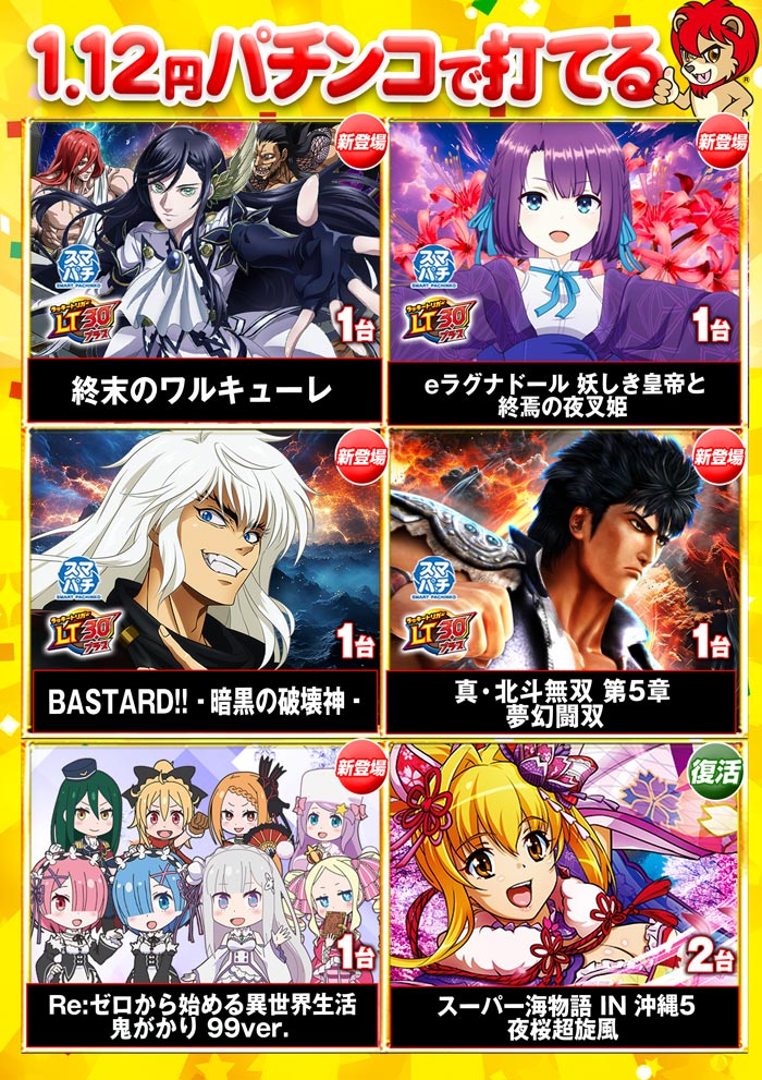 1円パチンコ最新機種